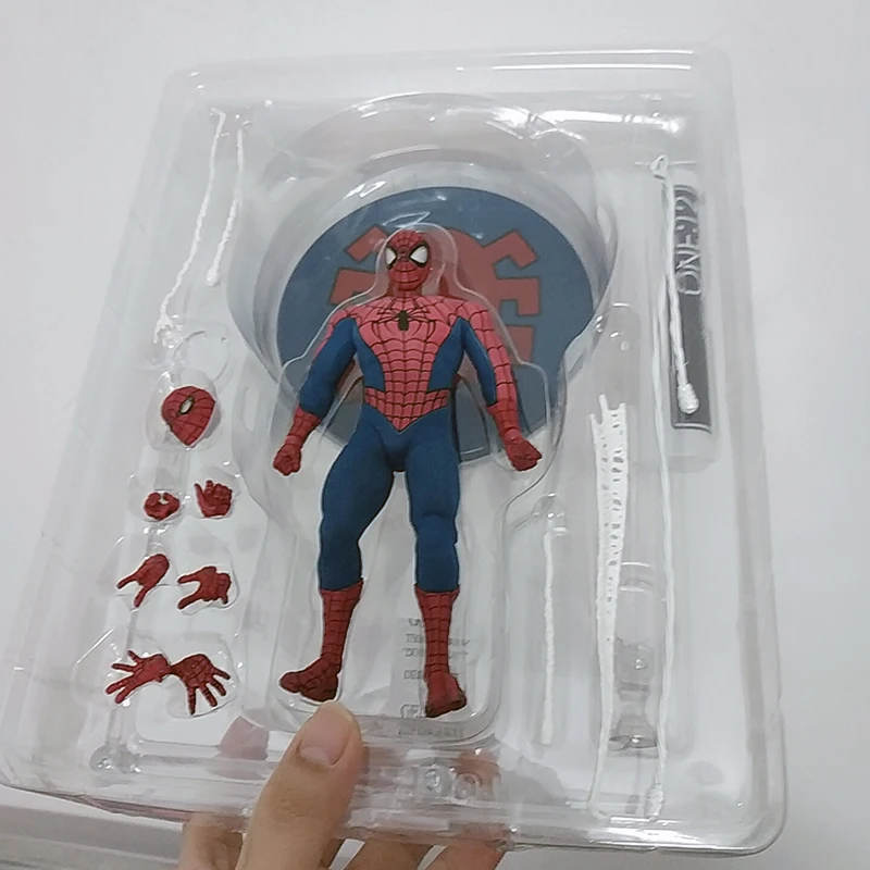 Новейшая модель Mezco Marvel, Мстители, Человек-паук, 1: 12, коллекция экшн-фигурок, модель, игрушки, кукла для подарка