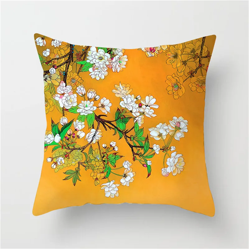 Fuwatacchi сливы подушки Чехлы Фламинго птицы Подушка вишневого цвета ...