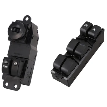 

1 Pcs Left Front Electric Power Window Control Switch Driver Side & 1 Pcs Electric Power Window Master Switch