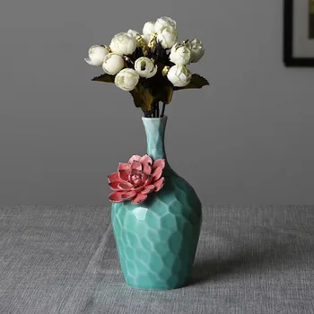 

Chinese Retro Ceramic Flower Vase Home Decoration Modern Art Flower Vase Plant Holder Desk Hydroponics Device Room Decor