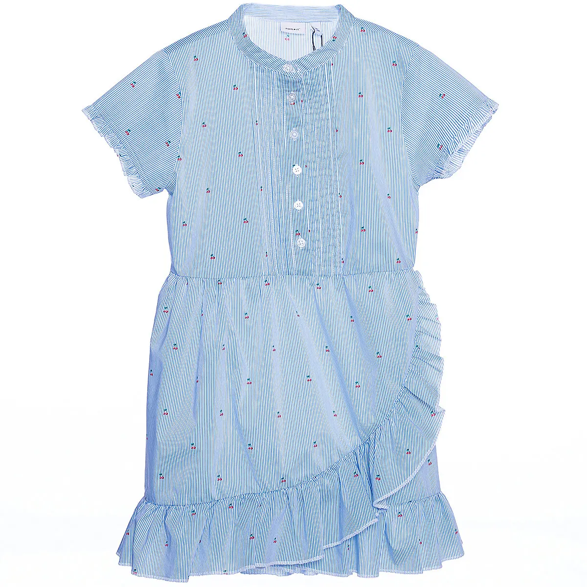 NAAM HET Jurken 10624758 Jurk meisje kinderen geruit patroon kraag ingericht silhouet pailletten Katoen Casual Multi Korte Mouw NAAM HET Jurken 10624758 Jurk meisje kinderen geruit patroon kraag ingericht silhouet pailletten Katoen Casual Multi Korte Mouw