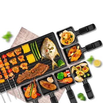 

Multifunctional Electric Griddle Barbecue Grill All in One Machine Household Elecitrc BBQ Furnace