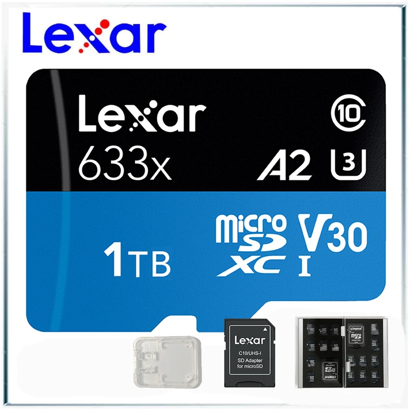 

lexar micro sd card 1tb memory card 633x cartao de memoria 1t tarjeta micro sd 1000gb microsd flash cards tf card carte kart tf