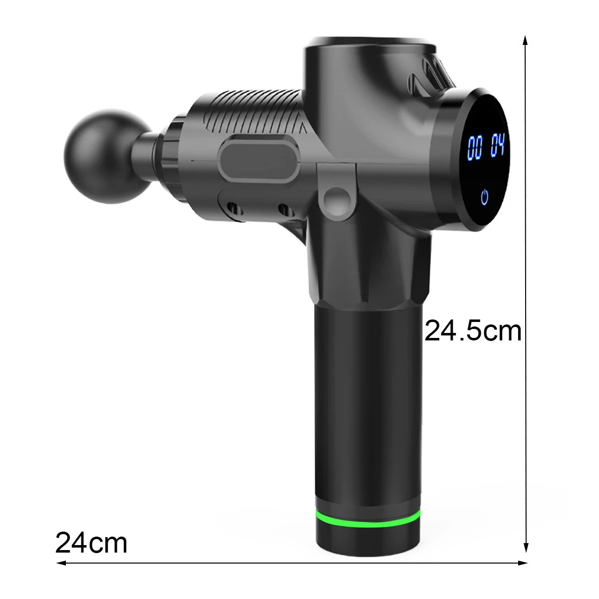 Online 4000r min Therapy Massage Guns 20Files LED Muscle Massager Pain Sport Massage Machine Relax Body Slimming Relief 4Heads With Bag