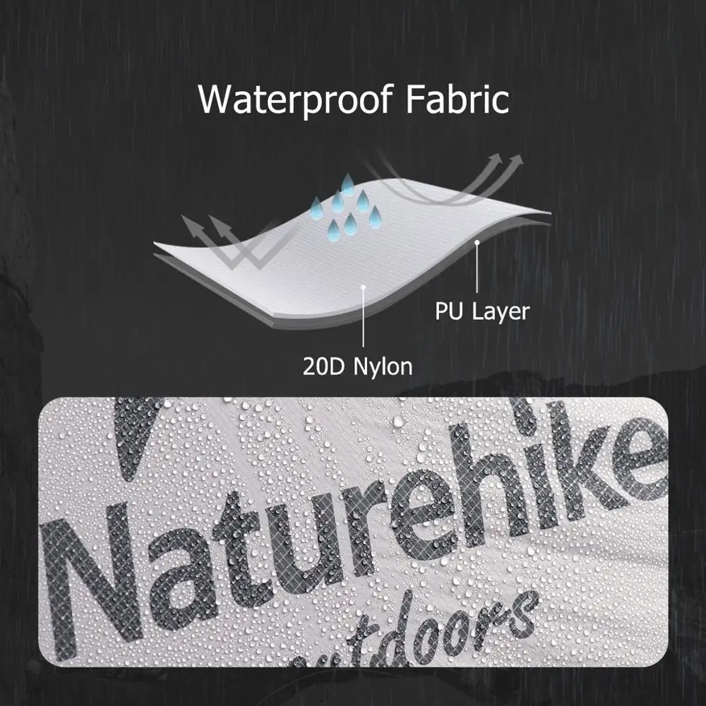 Naturehike Mongar 2 Tent 2 Person Camping Tent Ultralight 20D Nylon Backpacking Waterproof Beach Outdoor Hiking Travel