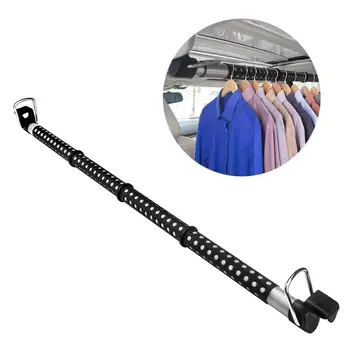 

E-FOUR Car Clothes Hanger Bar Auto Rod Automobile Hanging Coat Rack for Garment Cloths - Best for Travel Back-Seat Laundry Rack
