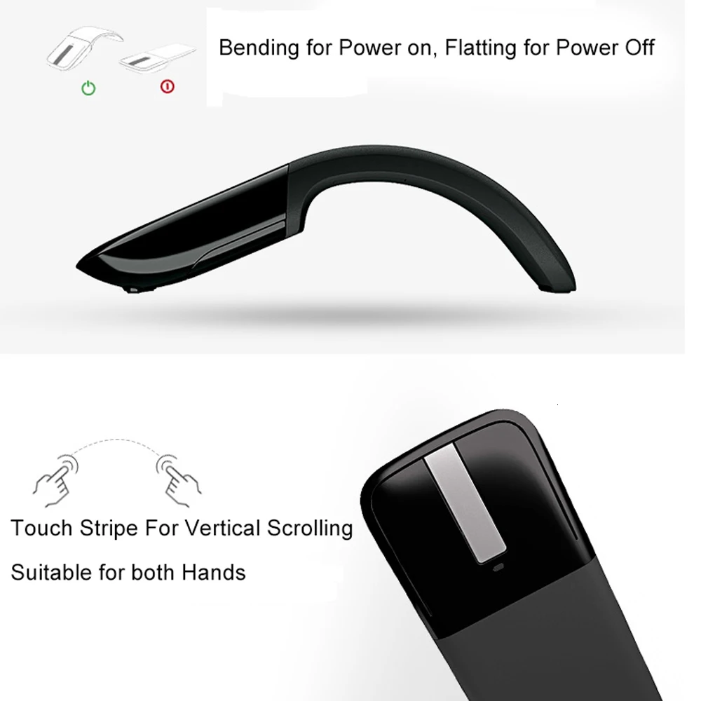 Arc touch wireless Mouse bluetooth mouse
