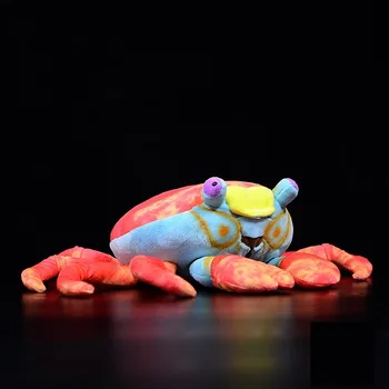 

candice guo plush toy stuffed doll cartoon sea ocean animal simulation Grapsus grapsus red stone crab birthday gift 1pc