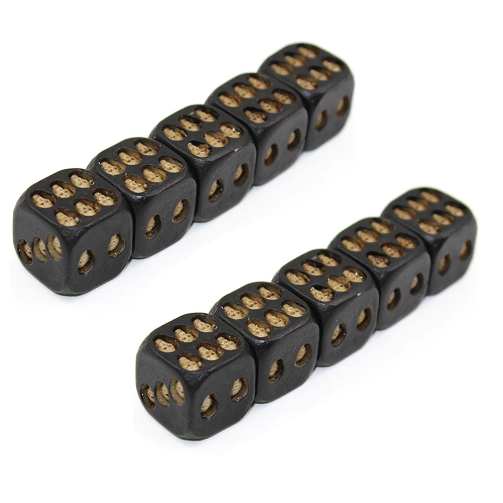 10pcs Novelty Skull Dice Collectible Decoration Skeleton Die Party Game Toys