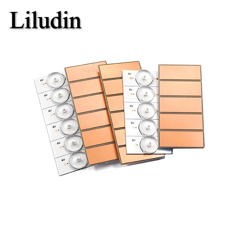 10PCS 3V 6V SMD Lamp Beads with Optical Lens Fliter for 32-65 inch LED TV Repair | Электронные компоненты и