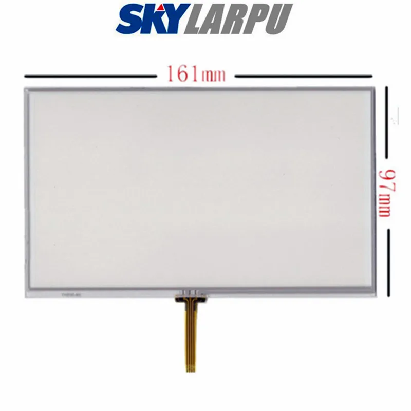 7 인치 4-와이어 161mm*97mm 자동차 GPS 네비게이션 터치 스크린 패널 디지타이저 유리 수리 교체 용 저항성 터치 패널