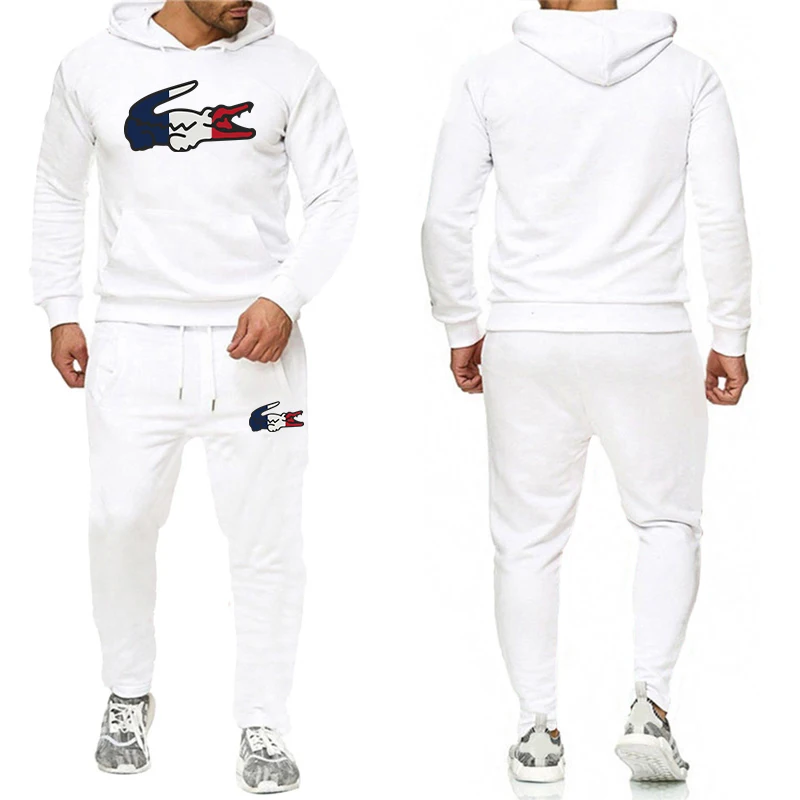 New Arrival Men's Sport Wear Hoodie&ampSweatpants High Quality Solid Color Hooded Longsleeve Jogging Suit Male Brand Tracksuit 2021 |