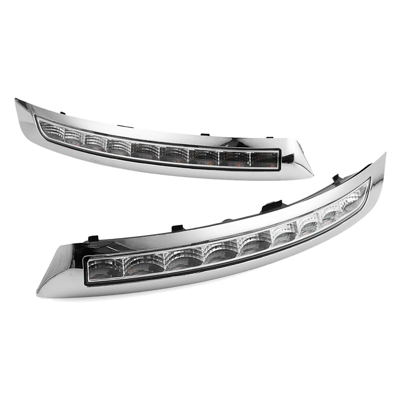 

1Pair Car Led Drl Daytime Running Lights Fog Lights Flashing Lights Turn Signal Lights Bumper Fog Lights For Volvo Xc90 2007 200