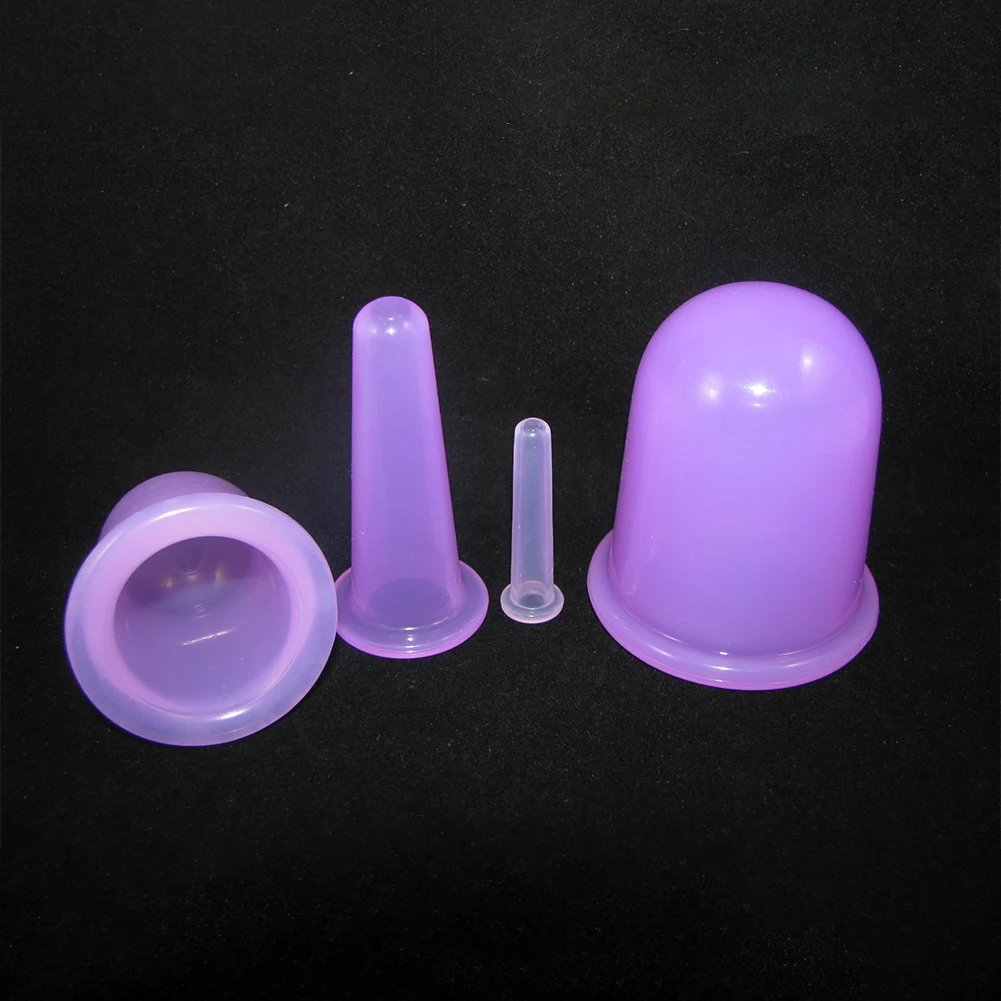 Copos da Massagem do Vácuo Manual de Rolo de Alívio da Dor Silicone Anti Celulite Copo Ventosas Cupping Terapia Kit Corporal 6 Pçs - Set 11 High Quality Beleza e saúde