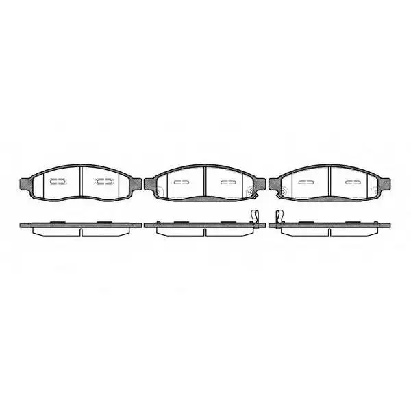 Колодки дисковые п.\ Infiniti QX56 5.6 V8 04 REMSA 109412