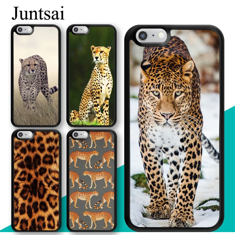 Чехол с леопардовым принтом Wild Cat Cheetah для iphone 11 12 Pro Max mini XR XS MAX X 5S SE 2020 6S 7 8 Plus