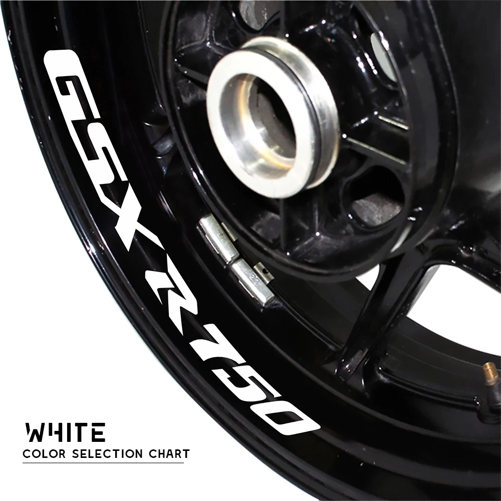 Светоотражающие наклейки с логотипом на внутренний обод мотоцикла напоминанием