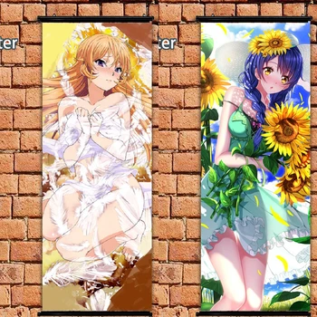 

Anime Poster Shokugeki No Soma Tadokoro Megumi otaku Wall Scroll Painting Art Prints Home Room Decoration Long 105*40