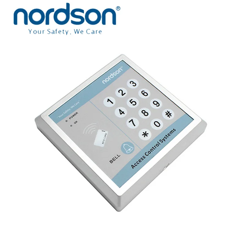 Nordson ABS+ PC пластик однодверная автономная клавиатура контроль доступа и время посещаемости кард-ридер с картой управления