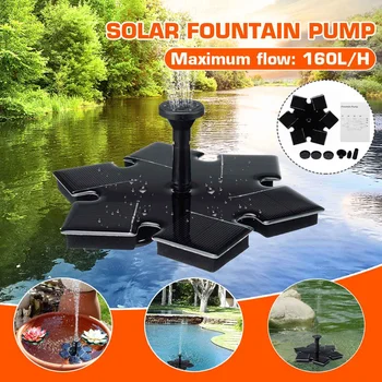 

DC 5V 1.4W Solar Panel Power Fountain Water Pump Submersible Waterproof Floating Pump Pool Pond Waterfall Floating For Garden