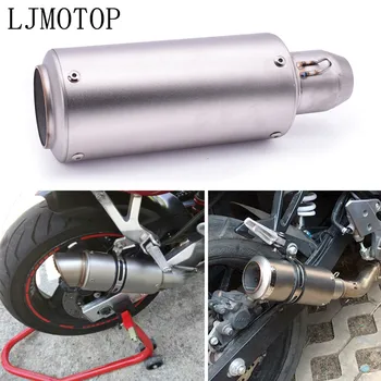 

For YAMAHA YZF R1 R6 2005 2006 2007 2008 2009 r3 sticker fz1 mt 09 07 Motorcycle Exhaust Muffler Escape Moto Exhaust + DB killer