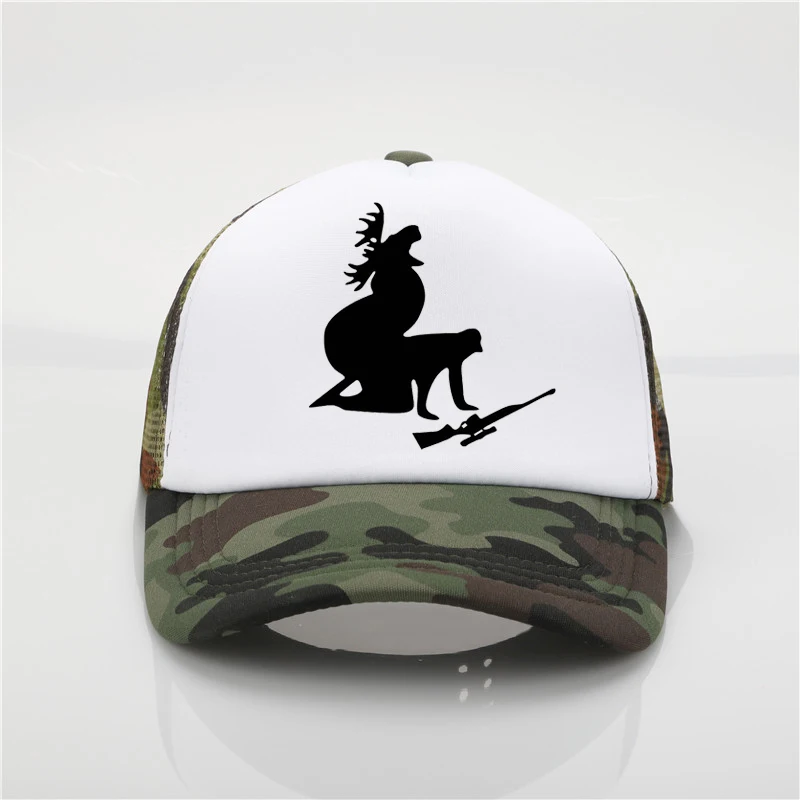 Модная шляпа Moose охотничья печать шапка с сеткой бейсболка Мужская и wo мужская летняя Трендовая шапка новая молодежная Джокер Солнцезащитная шляпа пляжный козырек шляпа