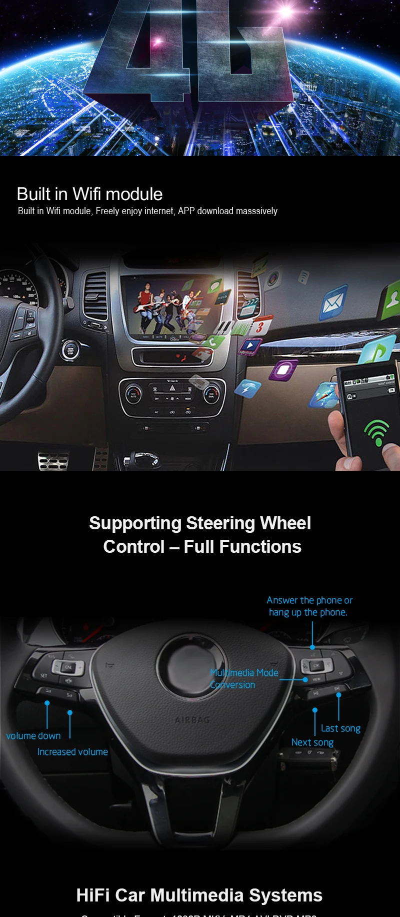 Cheap Car Multimedia player 2 Din Android 8.1 Car DVD For VW/Volkswagen touareg 2011-2015 8" 4G/32G/64G touch screen car Radio GPS 12
