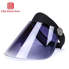 Женская Солнцезащитная шляпа, Солнцезащитная УФ-защита, летняя женская портативная Крышка для лица, козырек для велосипеда, электромобиля, уличная Кепка для путешествий