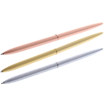

Metal Ballpoint Pen Slim Ball Pen For Business Writing Office School Supplies