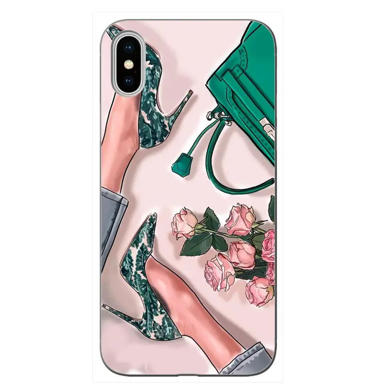 TPU Модный черный коричневый волос для мамы, чехол для девушек для iPhone SE S 5 6 6S 6Plus 7Plus 8Plus MAX XR XS X10, Мягкий ТПУ чехол для телефона - Цвет: TPU