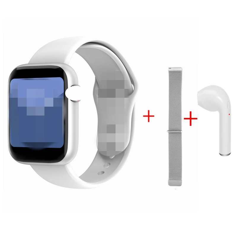 Часы 5 IWO 13 lite Bluetooth Смарт часы W75 ECG PPG SmartWatch 44 мм чехол для Apple iOS Android телефон сердечного ритма PK IWO 12 P80 - Color: silver-1