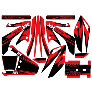 

New Full Graphics Decals Stickers Custom Number Name 3M Matte Stickers Waterproof For HONDA XR230 2005