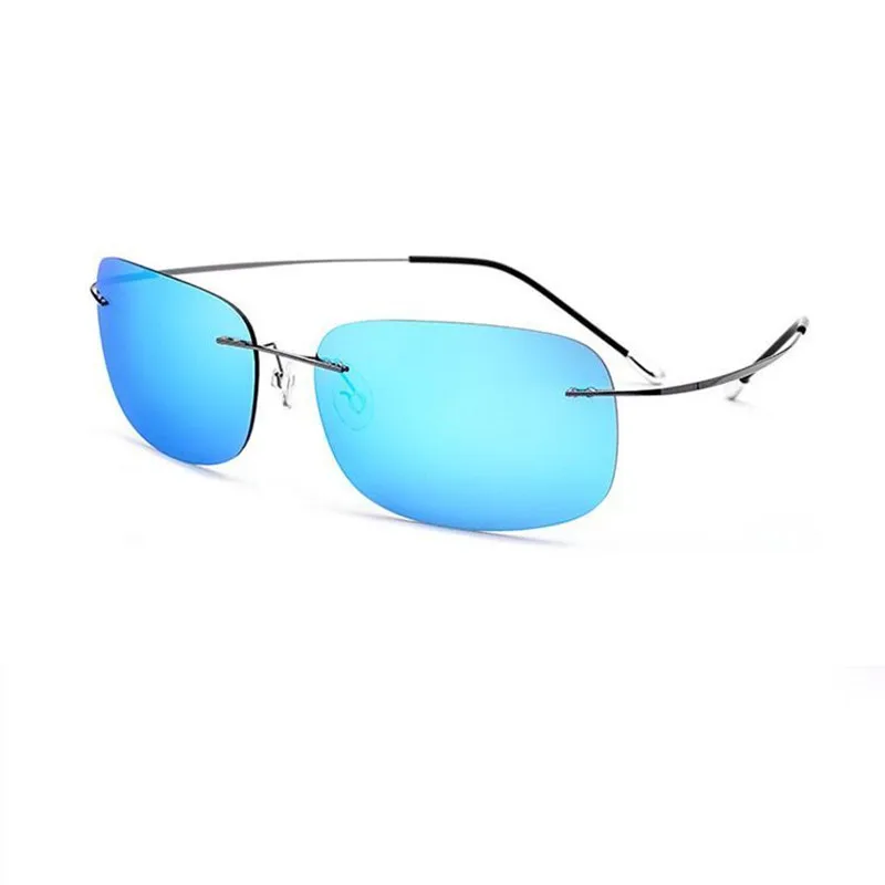 

Fashion Rimless Driving Sunglasses Men Super Light Sports Sun Glasses UV Protetion Optical Prescription Eyewear Pilot Designer