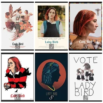 

Lady Bird Movie Home Decorative Painting White Kraft Paper Poster 42X30cm