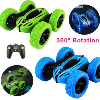 

Kids Car Toy Driving Remote Control Deformation Racing Rotation Car Xmas Gifts