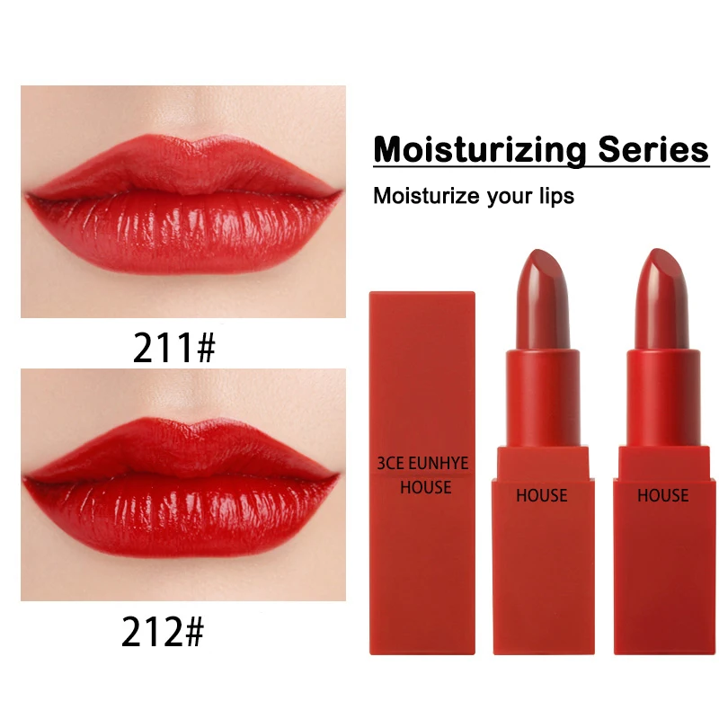 3CE EUNHYE HOUSE 5 Colors Matte Lipstick Red Lips Velvet Lip Moisturizing Waterproof Long Lasting Gloss Tint Lip Cosmetic 3CE EUNHYE HOUSE 5 Colors Matte Lipstick Red Lips Velvet Lip Moisturizing Waterproof Long Lasting Gloss Tint Lip Cosmetic