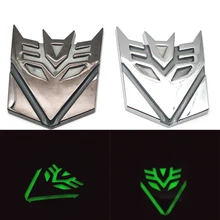 Pegatina auto-luminosa con diseño metálico para coches después de absorber transformadores de luz(China)
