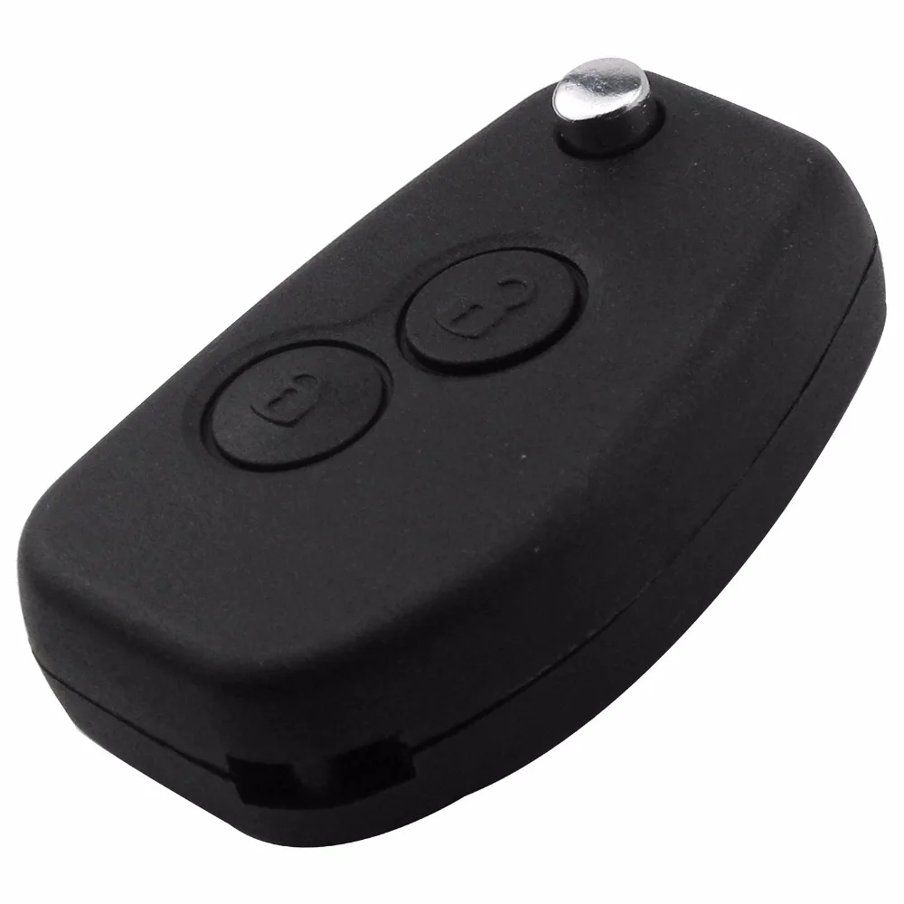 Bilchave 2 кнопки дистанционного ключа оболочки чехол Fob для renault dacia Modus Logan Clio Espace Nissan автомобиля сигнализации корпус