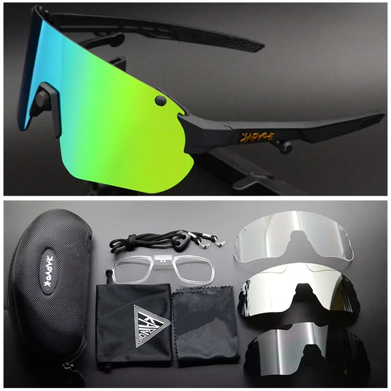 Cycling Glasses Driving Sports Sunglasses UV400  Bicycle Cycling Polarized Sunglasses for Men Retro Eyewear Mirror Goggles