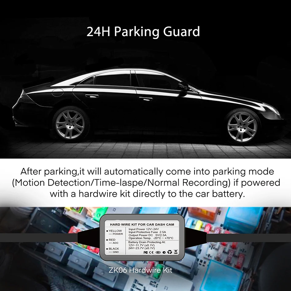 Ruccessハードワイヤーキットミニusb 12v 24に5v 2 5a車のusb自動充電ワイヤーハードワイヤを車のdvrダッシュカムgpsカーアダプター Cables Adapters Sockets Aliexpress
