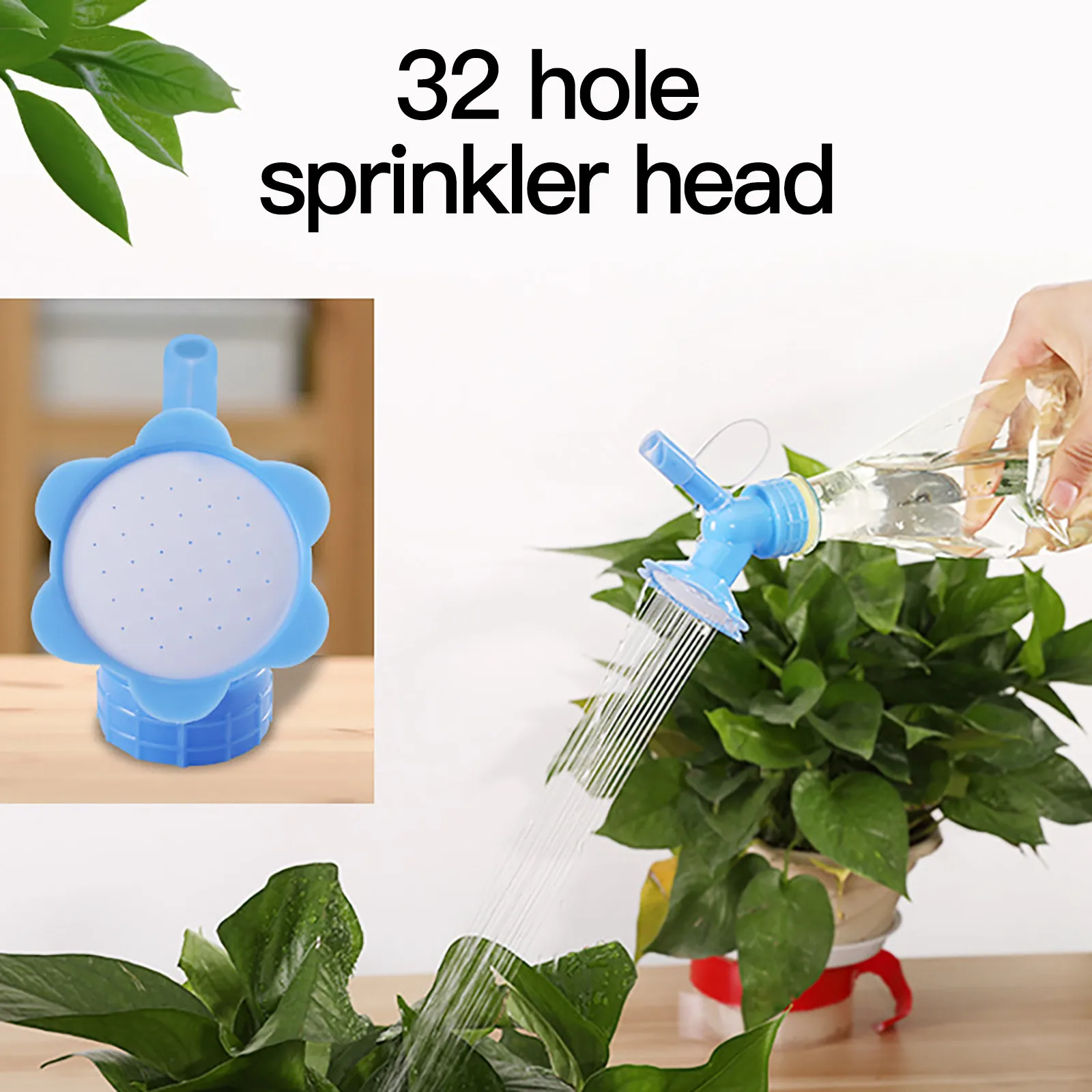 Details about   2In1 Plastic Sprinkler Nozzle For Flower Waterers Bottle Watering Cans Sprinkler 