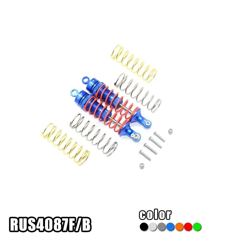 

ALUMINUM FRONT ADJUSTABLE SHOCKS 87MM for TRAXXAS RUSTLER 4X4 VXL 67076-4，SLASH 4x4，SLASH 4x4 LCG