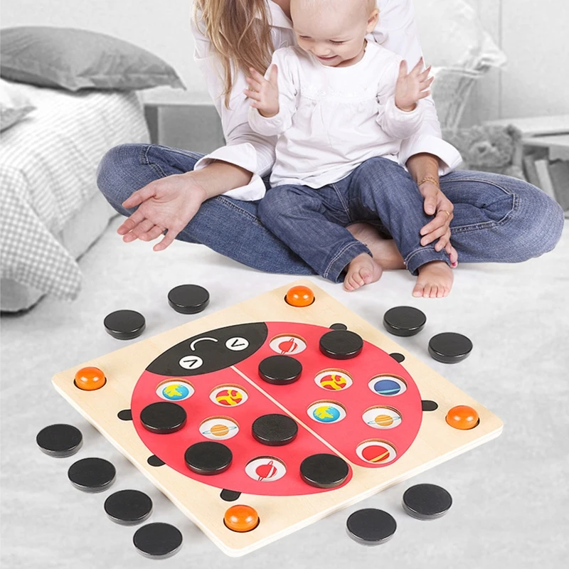 

Children Beetle Memory Chess Memory Training Props Kids Puzzle Interactive Toys 203E