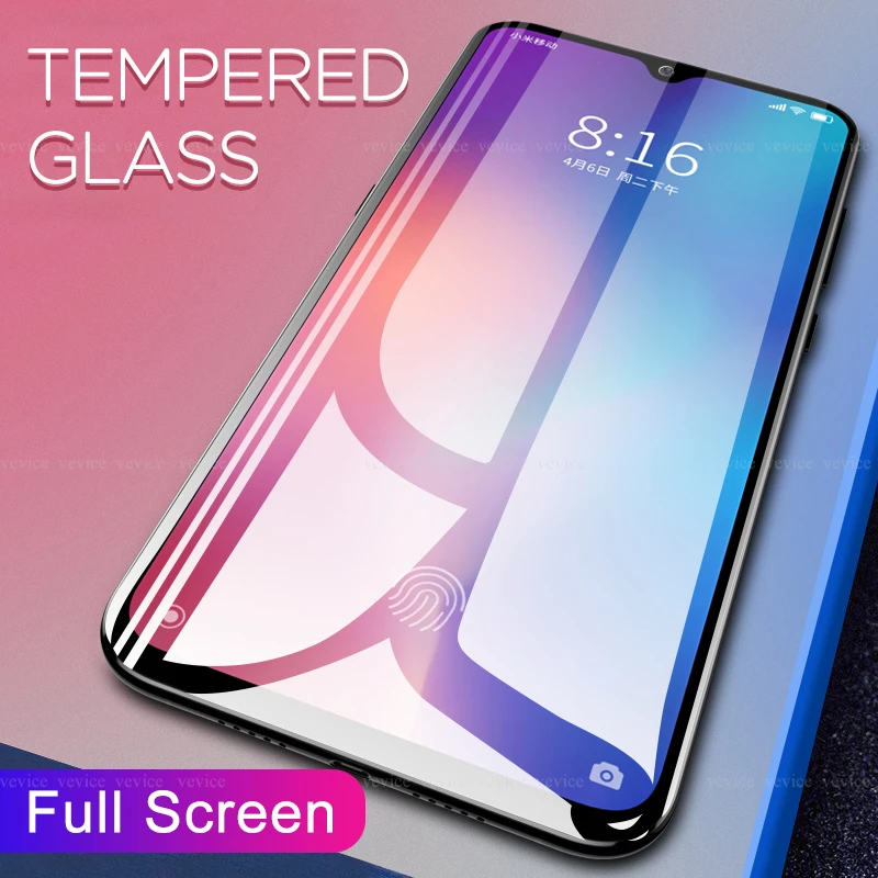 Закаленное стекло 9H HD для Xiaomi Mi9 SE CC9E Mi A3 Pocophone F1 Play Премиум Защита экрана Redmi K20 Pro Note