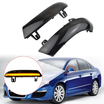 

For Volkswagen GOLF 5 GTI Variant Jetta MK5 Passat B5.5 B6 Plus EOS Sharan LED Dynamic Turn Signal Side Wing Mirror Indicator