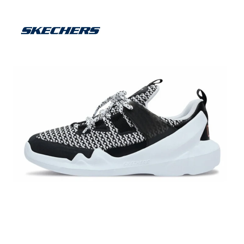 Skechers/Женская обувь; D'lite; повседневная обувь; удобная обувь на платформе; женская спортивная обувь; брендовая дизайнерская обувь; 88888100-BLK - Цвет: 88888100-WBK