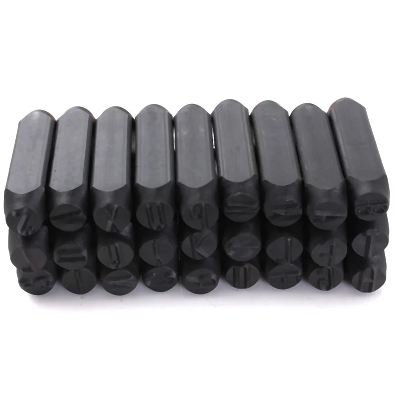 

Hot Sale Stamps Letters Alphabet Set Punch Steel Metal Tool Case Craft Hot 8mm