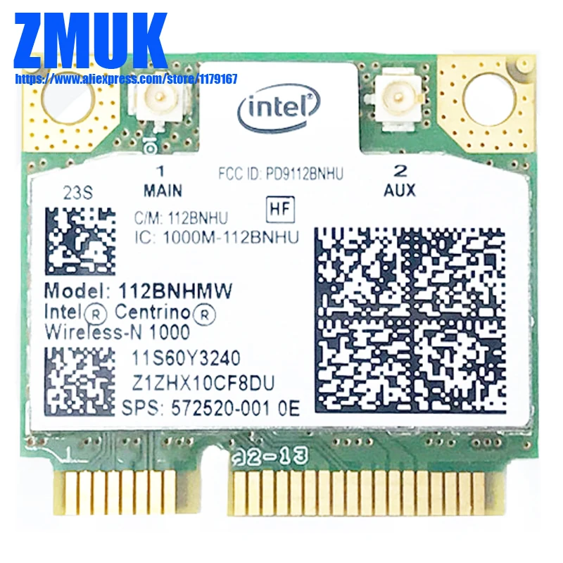 Int 1000N Mow M Pcie Nb Scheda Wlan Per Lenovo Ideapad Z570 B470 V570 Y570 Z370 Z470 Y470 B570 V370 Z500 Serie, P/N 20002329