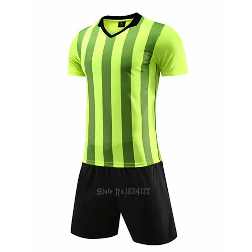 Пользовательские Futbol Трикотажные изделия для мужчин пользовательские команды Футбольная форма наборы колледж Футбольная форма наборы для взрослых футбольные майки классические - Цвет: Green