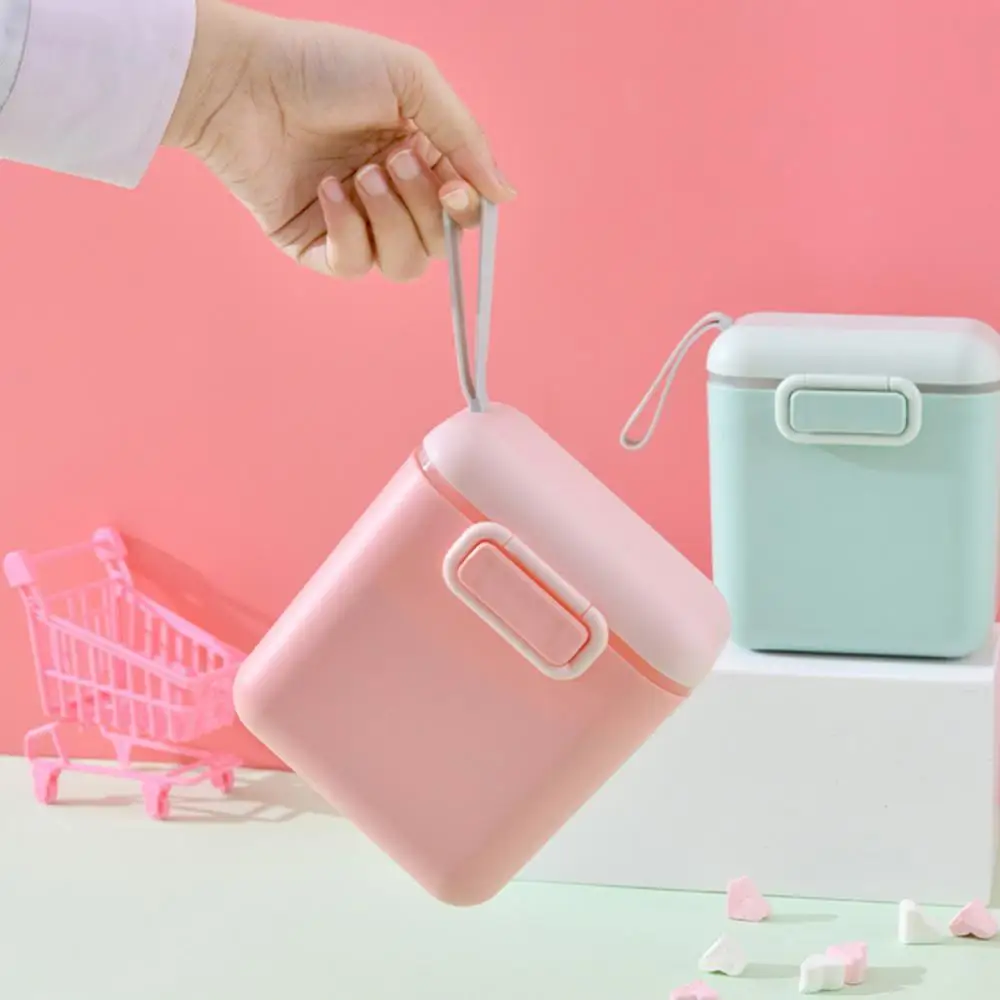 

400/800ml Portable Lightweight Baby Milk Powder Storage Box Travel Outdoor Leakproof Box Milk Powder Container Dispenser
